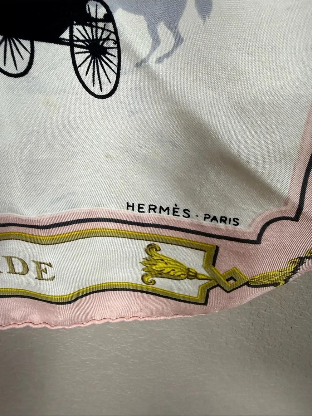 Hermes Scarf With Crest